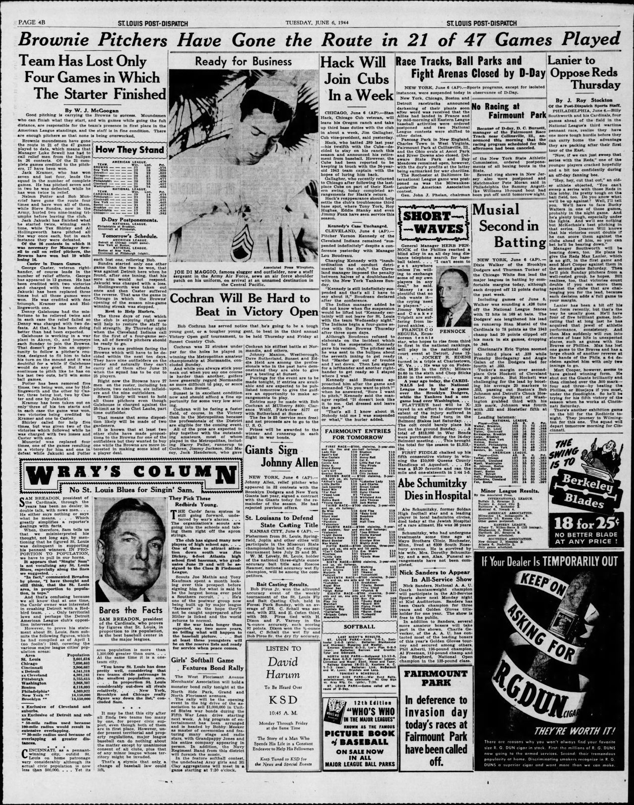 14. Joe DiMaggio ready to serve